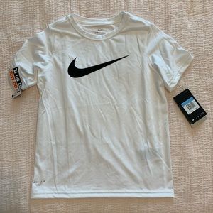 Boys White Nike Shirt